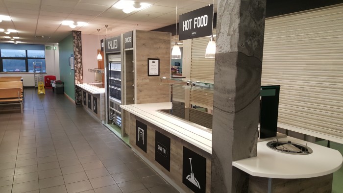 ASOS, Restaurant - Bespoke Counters, Graphics and Retail Section