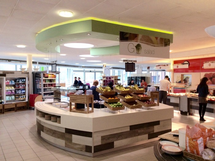 M&S Restaurant - Bespoke Servery and Bulkhead