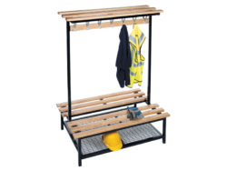 Double changing room bench